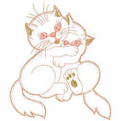 Cats Embroidery Design 9 Cats Embroidery Design 9